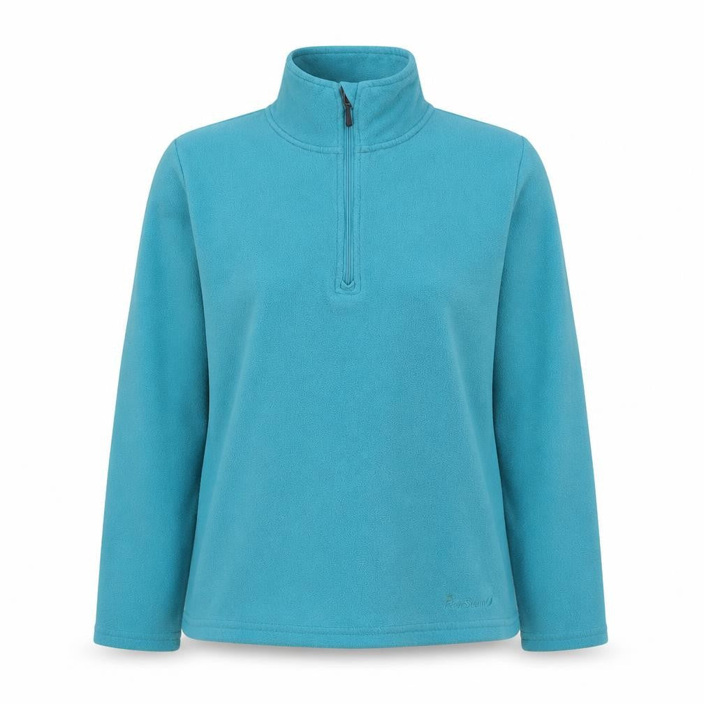 Peter Storm Women's Blue Fleece Pullover Sweatshirt Size 12
