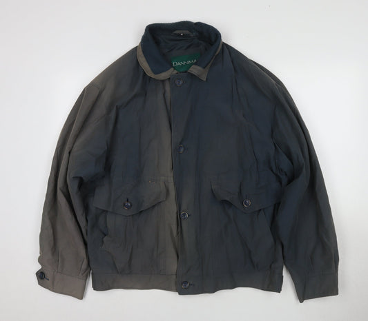 Dannimac Men's Green Jacket M Button-Up, Cotton/Nylon