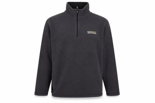 Regatta Men's Black 1/4 Zip Fleece Sweatshirt S