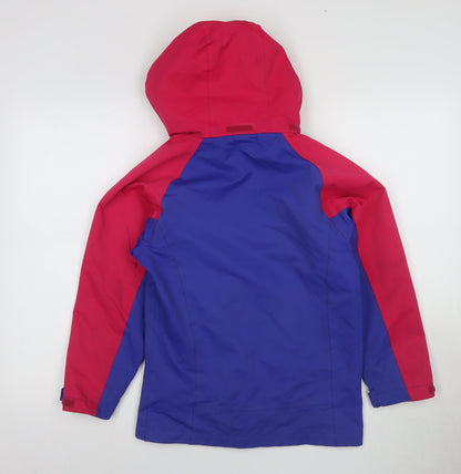 Back view of Hi Gear girls’ multicoloured ski jacket 9-10 yrs