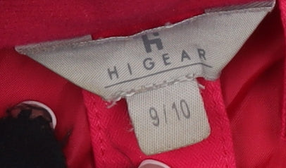 Close-up detail of Hi Gear girls’ multicoloured ski jacket 9-10 yrs