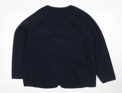 Marks & Spencer Women's Black Wool Jacket L Casual
