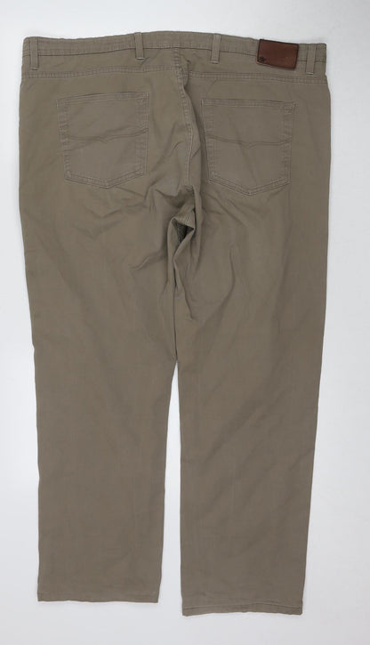 Marks & Spencer Men's Brown Chino Trousers Size 42W