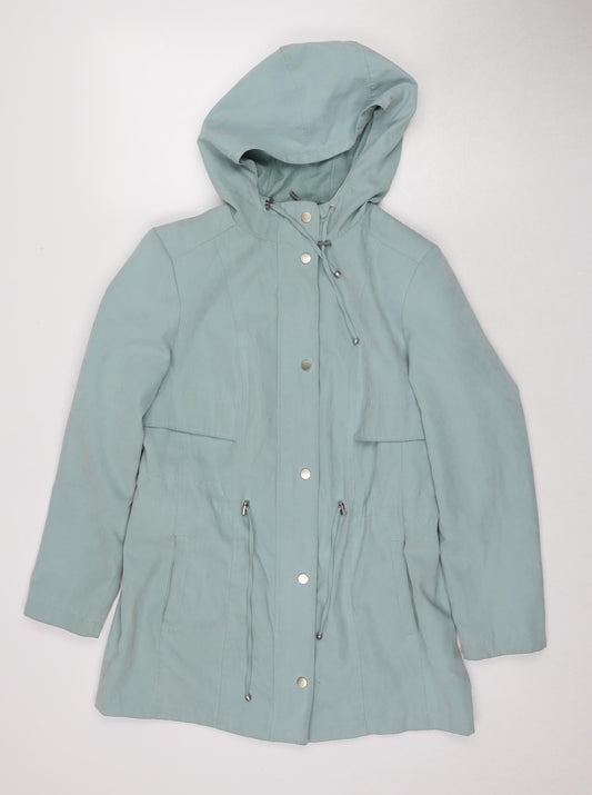 Bonmarche Women's Green Hooded Jacket Size 10