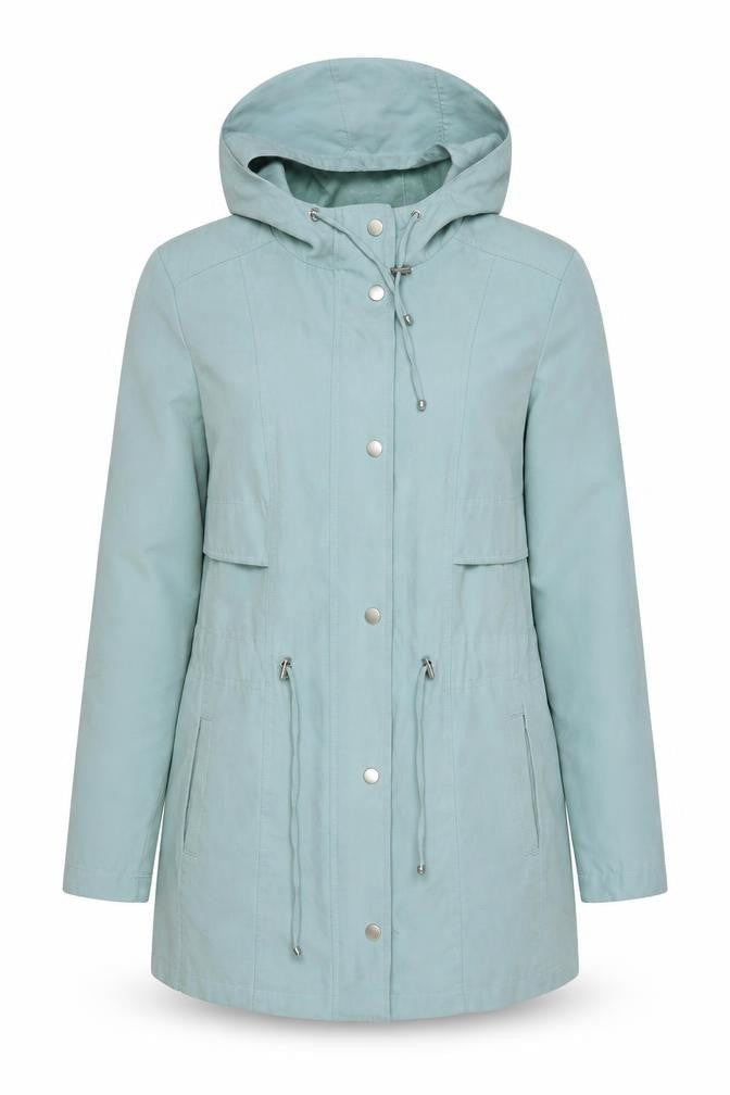 Bonmarché Women's Green Hooded Jacket Size 10