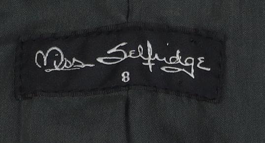 Miss Selfridge Women's Green Fair Isle Hooded Jacket Size 8