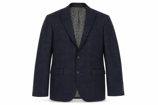 Next Men's Blue Check Blazer Size 40S