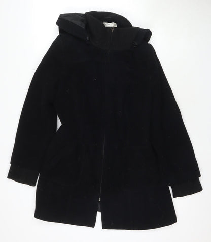 Additional front view of Mackays Black Hooded Jacket, size 12