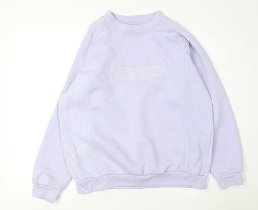 LA Gear Women's Blue Logo Pullover Sweatshirt Size Small