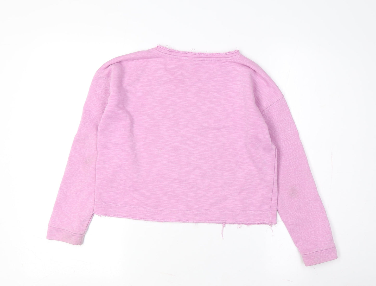 s.Oliver Women's Pink Graphic Pullover Sweatshirt Size 12