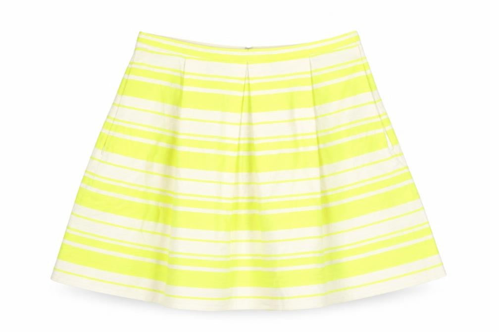 Gap Women's Yellow A-Line Knee Length Skirt Size 4