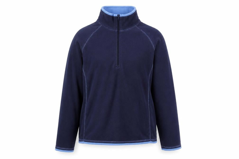 Mountain Warehouse Women's Blue Fleece Zip Sweatshirt, Size 12