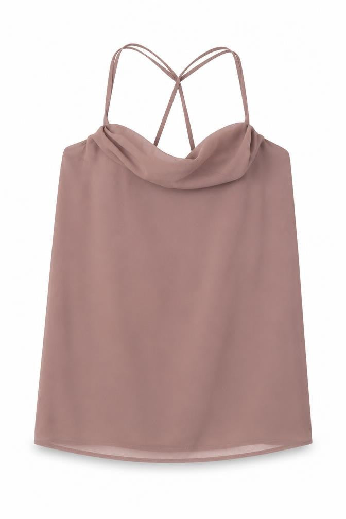 Gap Women’s Brown Cowl Neck Camisole S