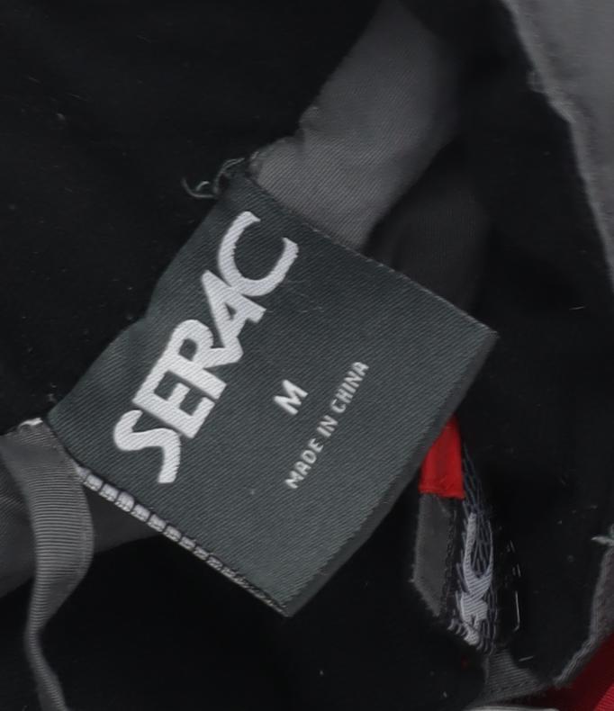 Serac Men's Grey Windbreaker Jacket Size M Casual Outdoor