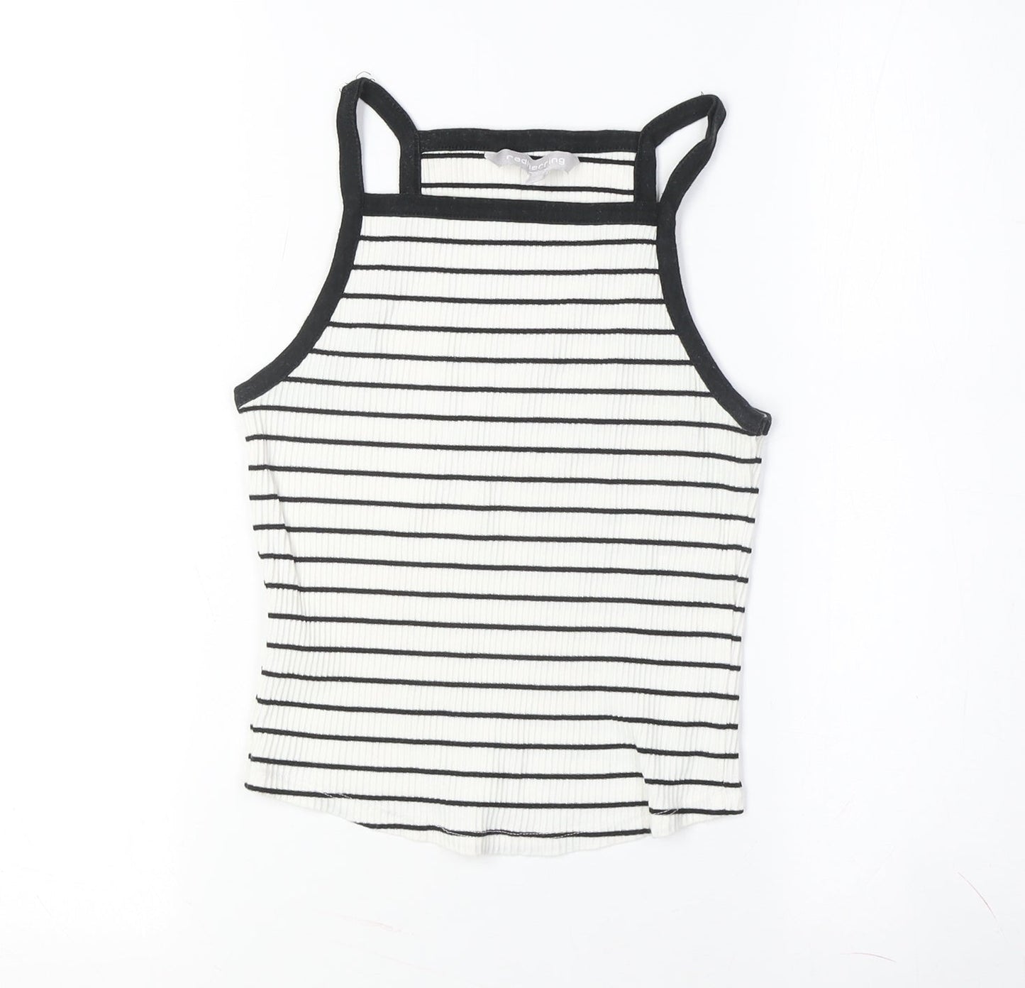 Red Herring Women's White Striped Tank