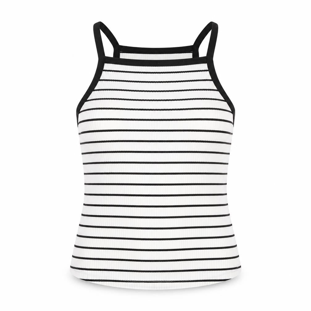 Red Herring Women's White Striped Tank