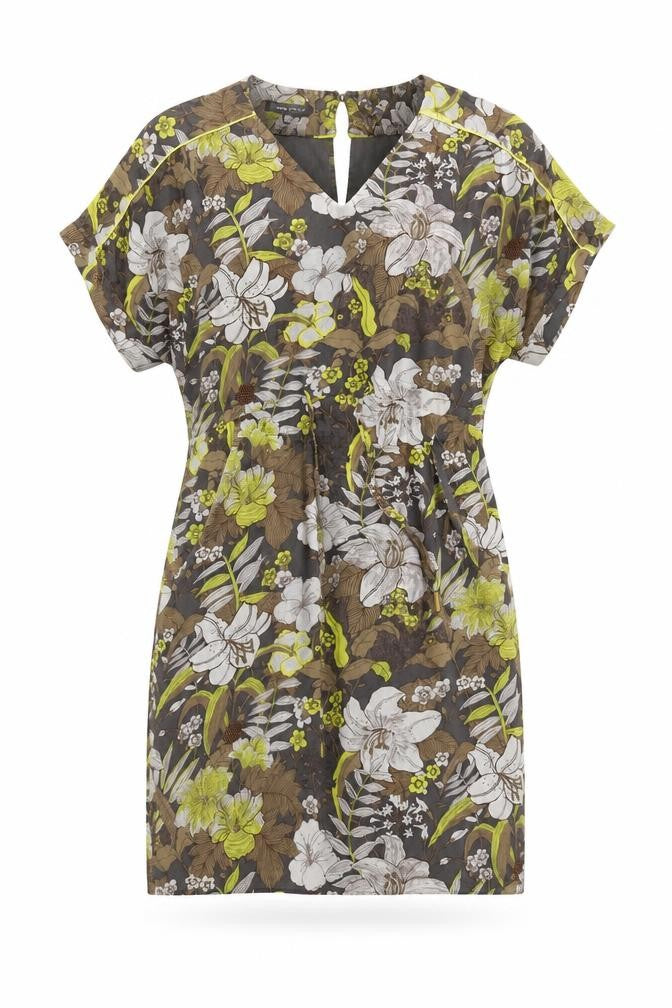 Laura Ashley Women's Multicoloured Floral Shift Dress Size 10