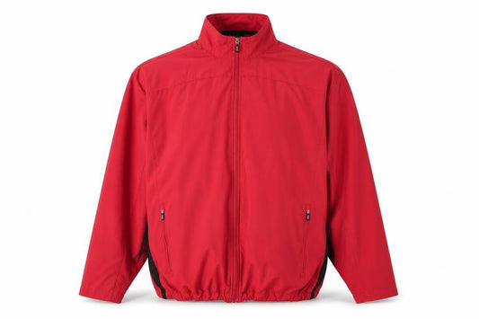 Lands' End Men's Red Windbreaker Jacket XL