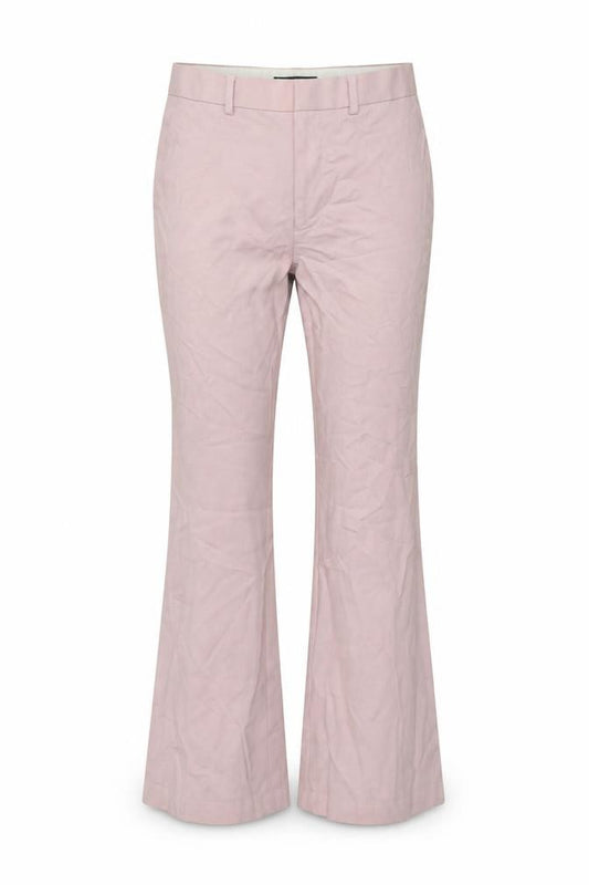 ASOS DESIGN Women's Pink Flared Trousers Size M