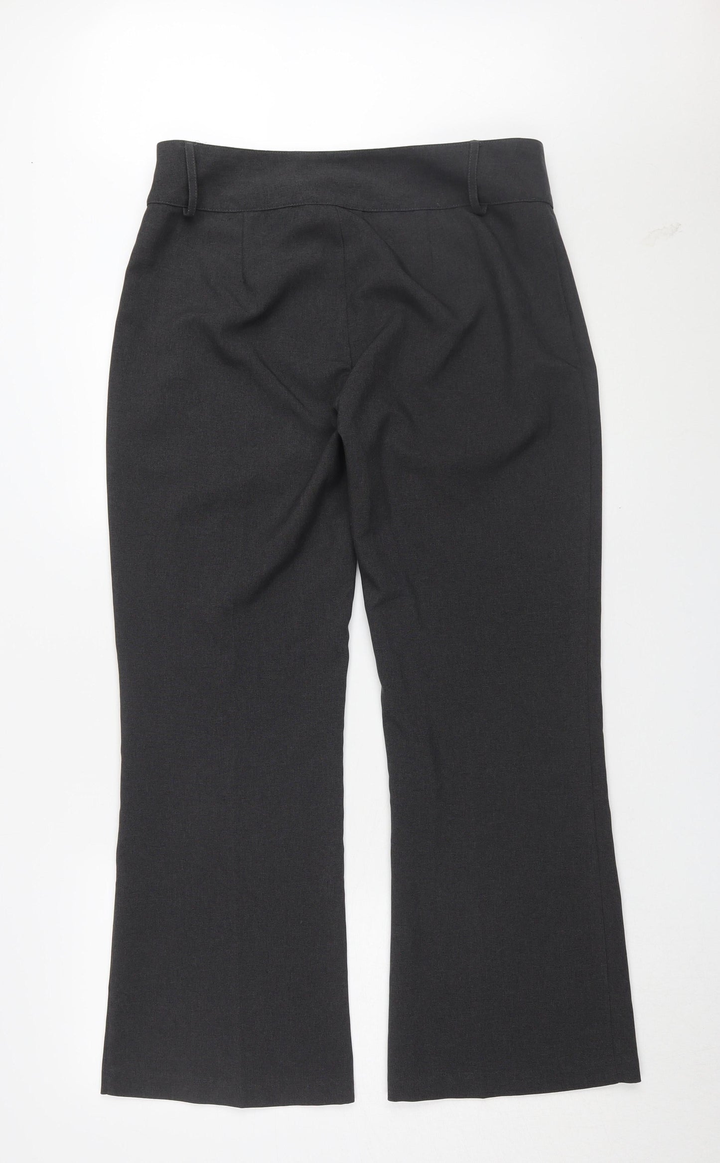 Amaranto Women's Flared Dress Pants Black Size 14