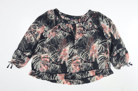 Next Women's Floral Multicoloured Blouse, Size 18