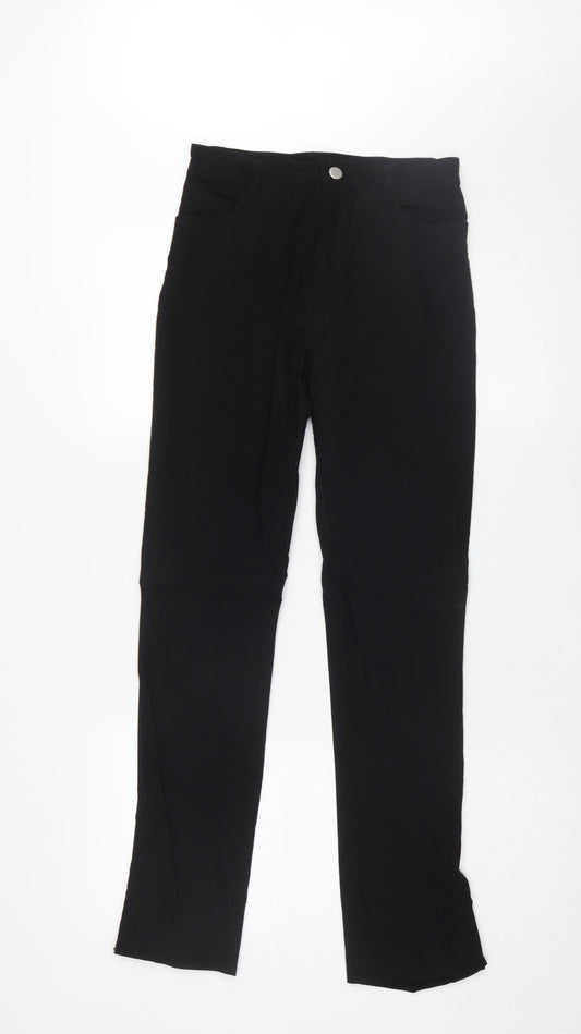 Monki Women's Black Jegging Trousers - Size 12, Slim Fit