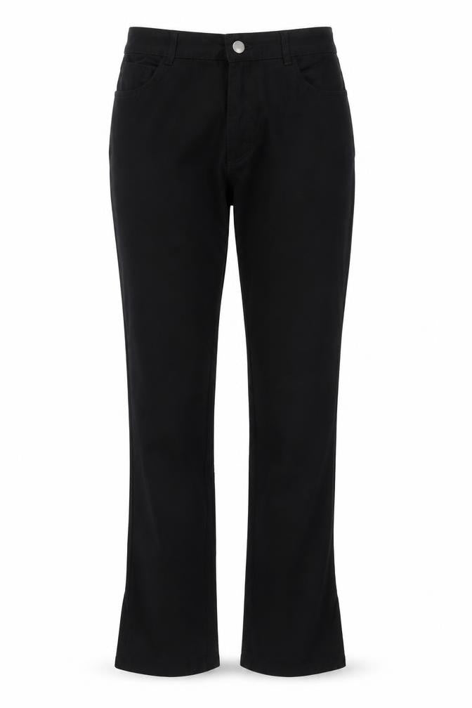 Monki Women's Black Straight Trousers Size 12