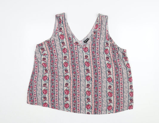 Torrid Women's Plus Size Floral Tank Multicoloured 18