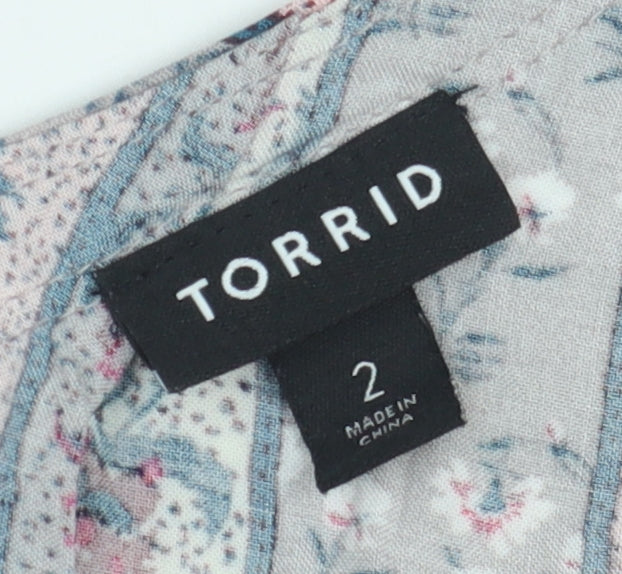 Torrid Women's Plus Size Floral Tank Multicoloured 18