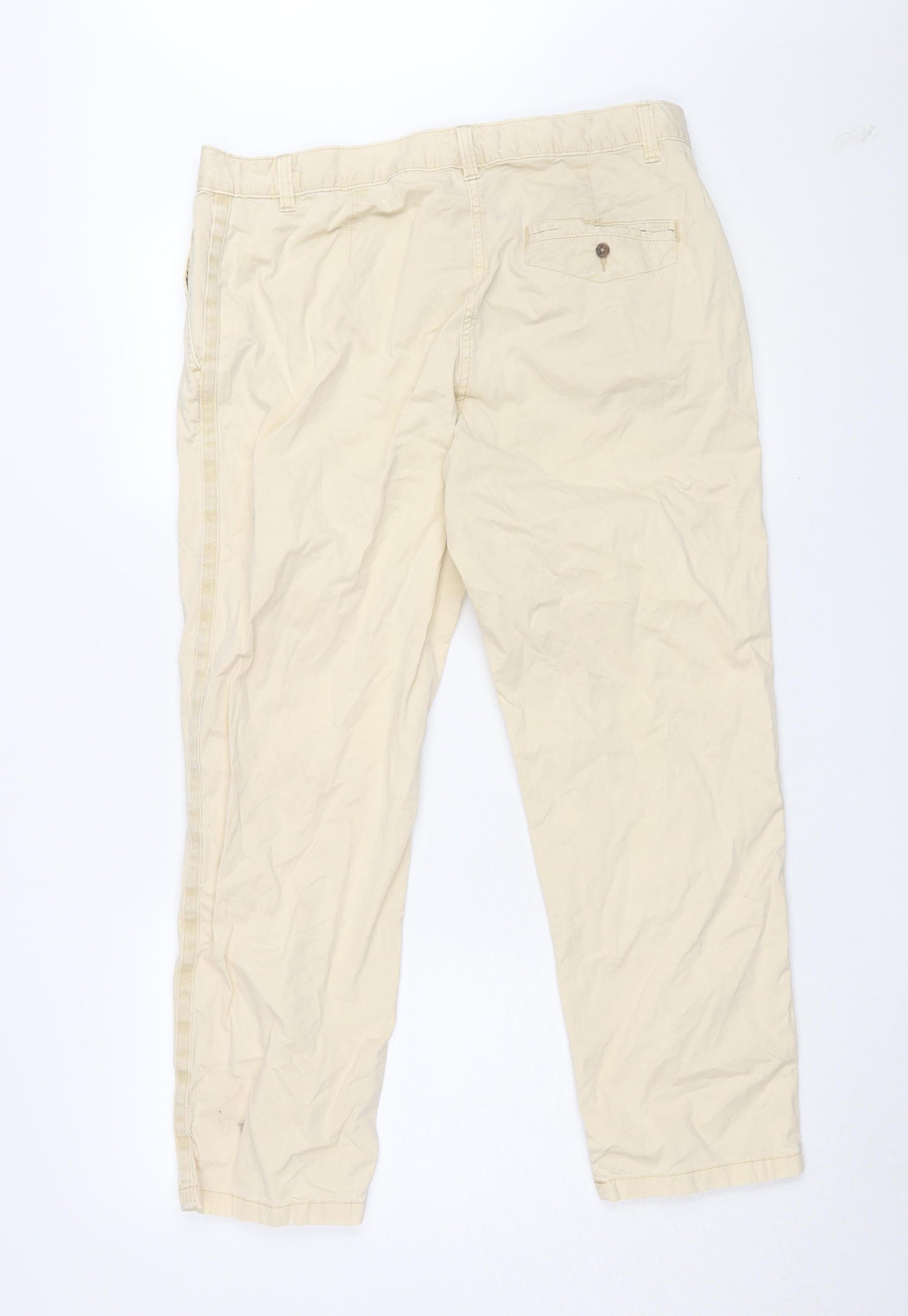 Marks and Spencer Women's Beige Chino Trousers