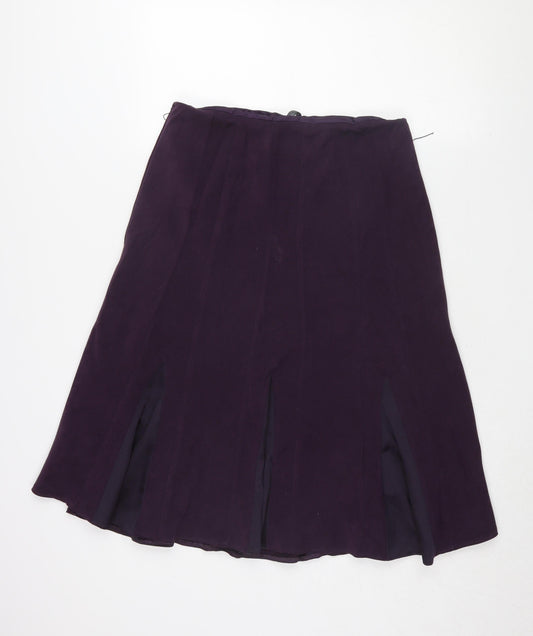 Bm Women's Purple Flare Skirt Size 12