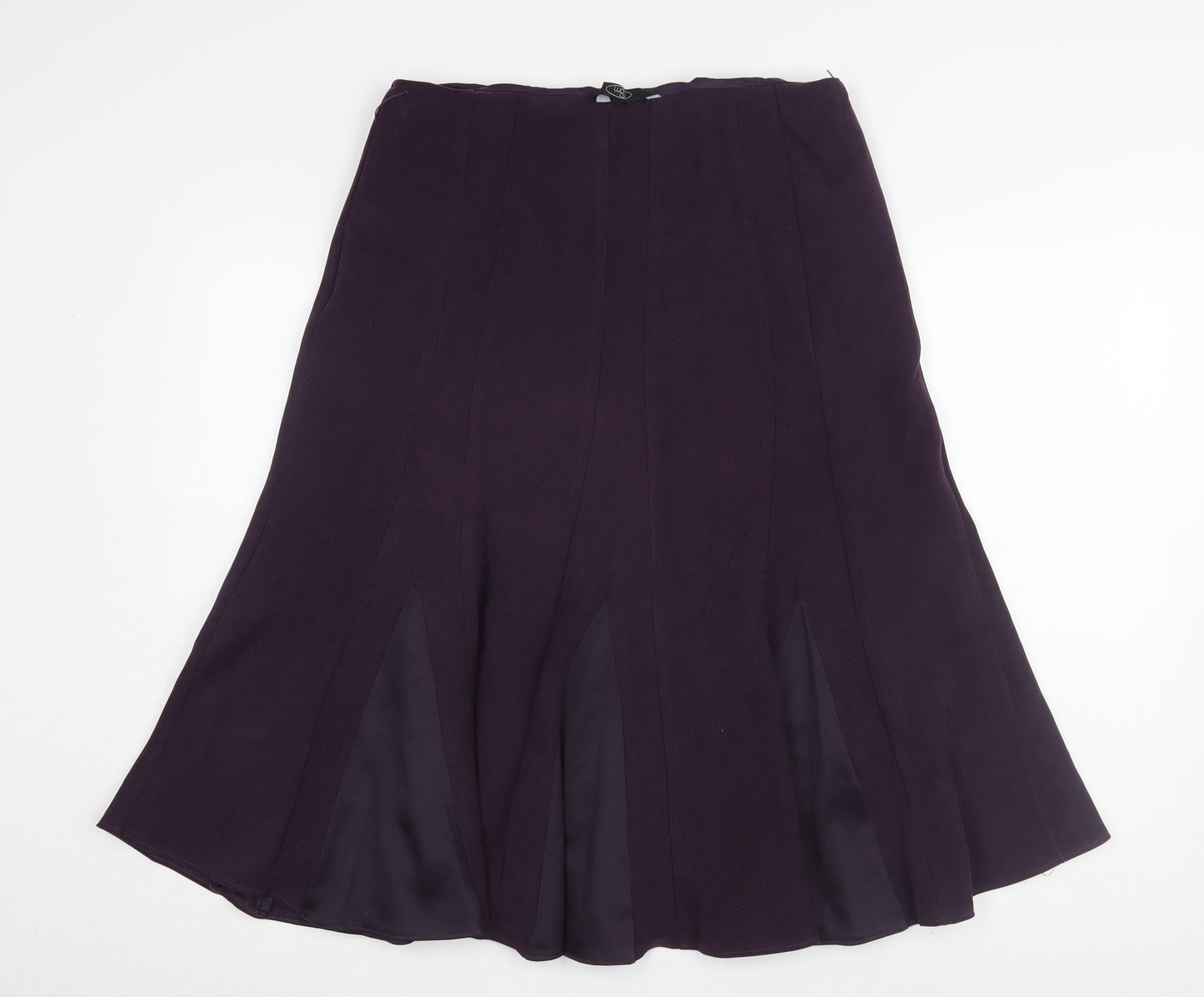 Bm Women's Purple Flare Skirt Size 12