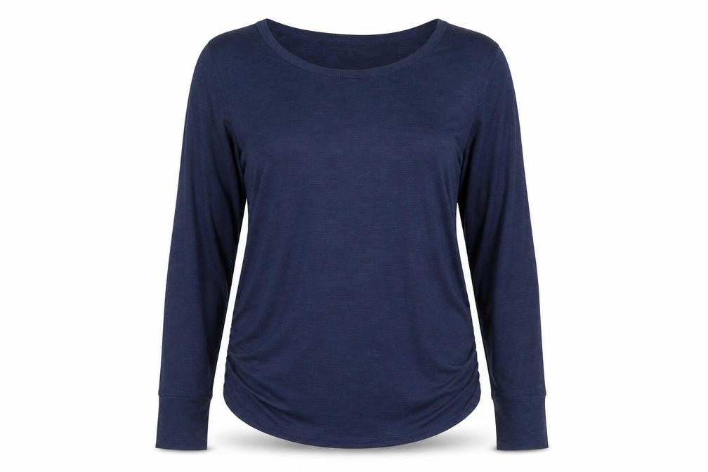 Torrid Women's Blue T-Shirt, Size 2, Long Sleeve
