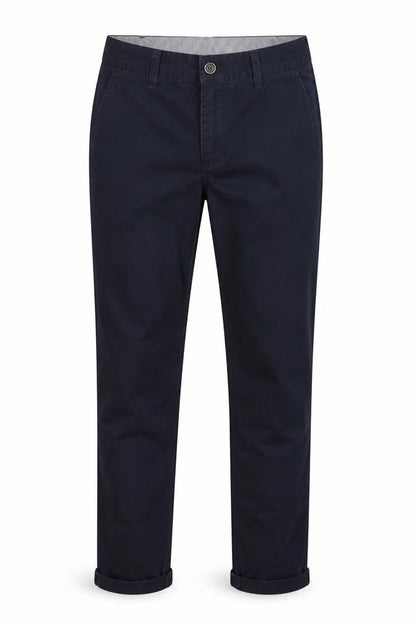 Next Womens Black Chino Trousers Size 12 Regular Fit