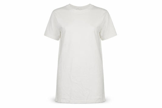 COS Women's White T-Shirt Dress Size 8 Short Sleeve