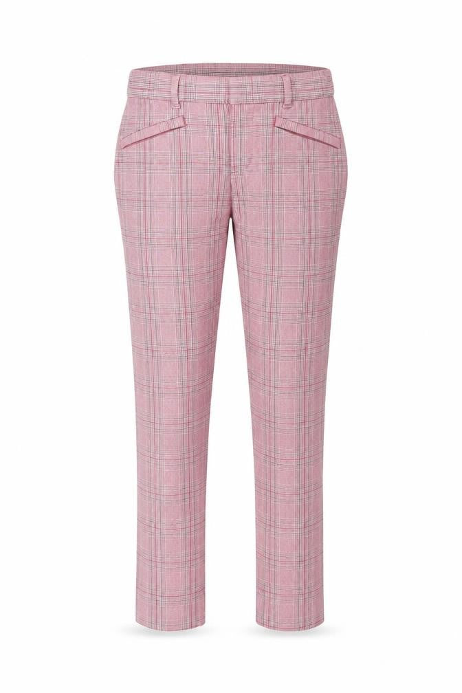Gap Women's Pink Plaid Ankle Trousers Size 6