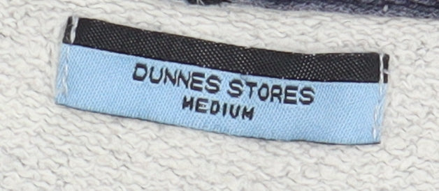 Dunnes Stores Men's Grey Logo Hoodie, Medium, Pullover