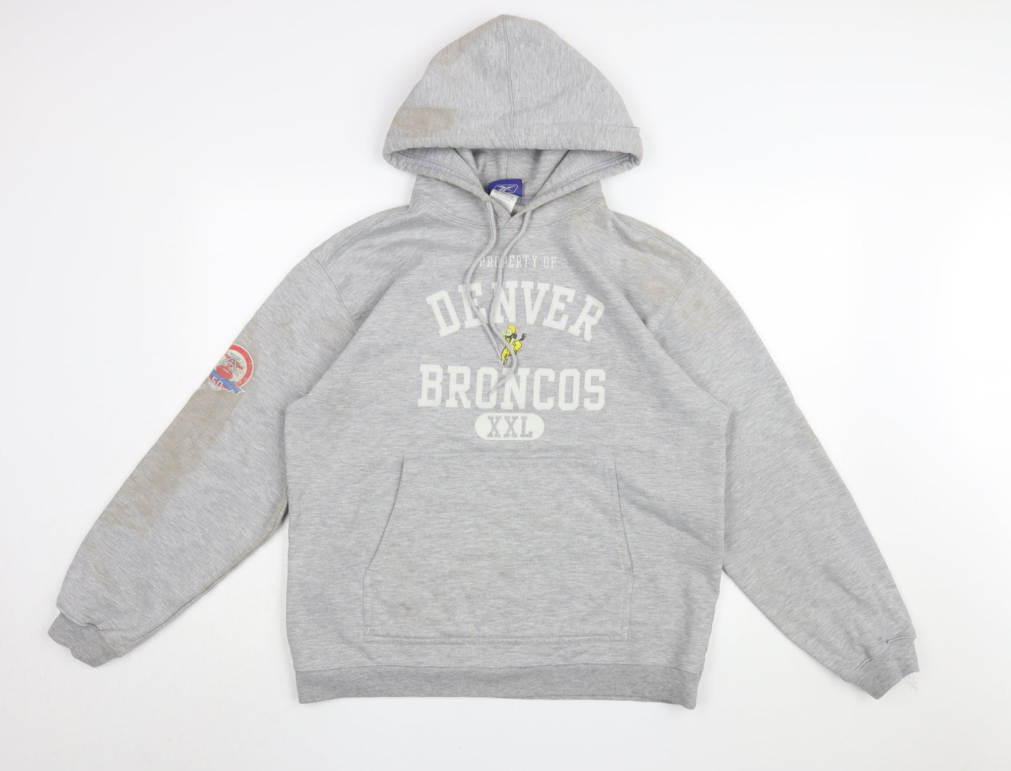 Reebok Men's Grey Pullover Hoodie