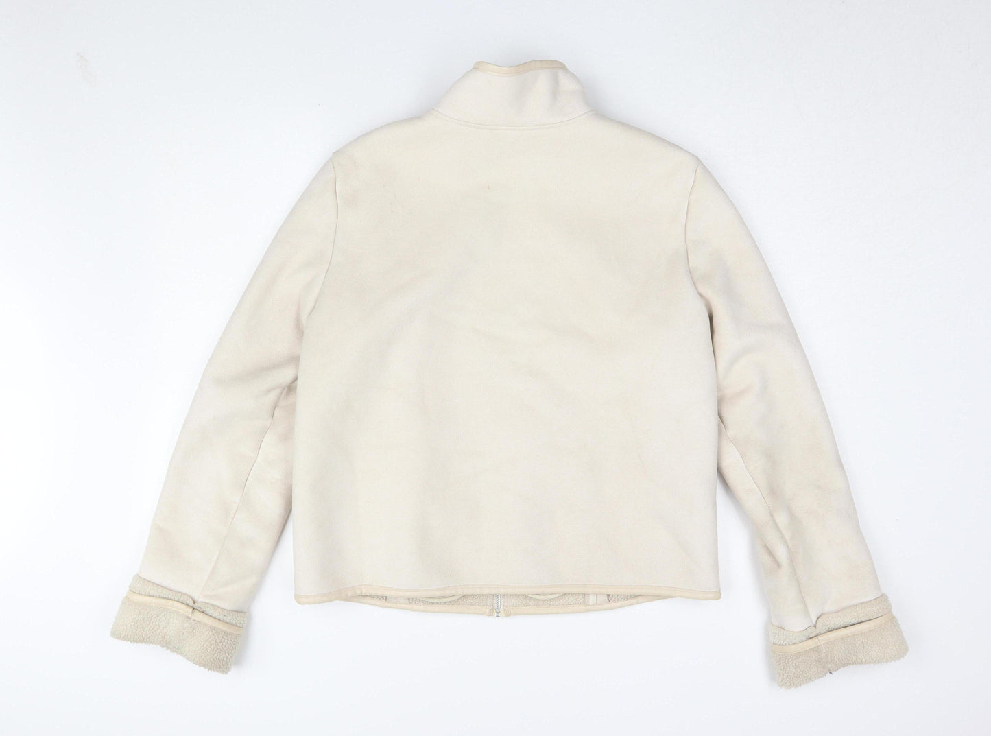 Next Women's Beige Short Basic Jacket Size 14