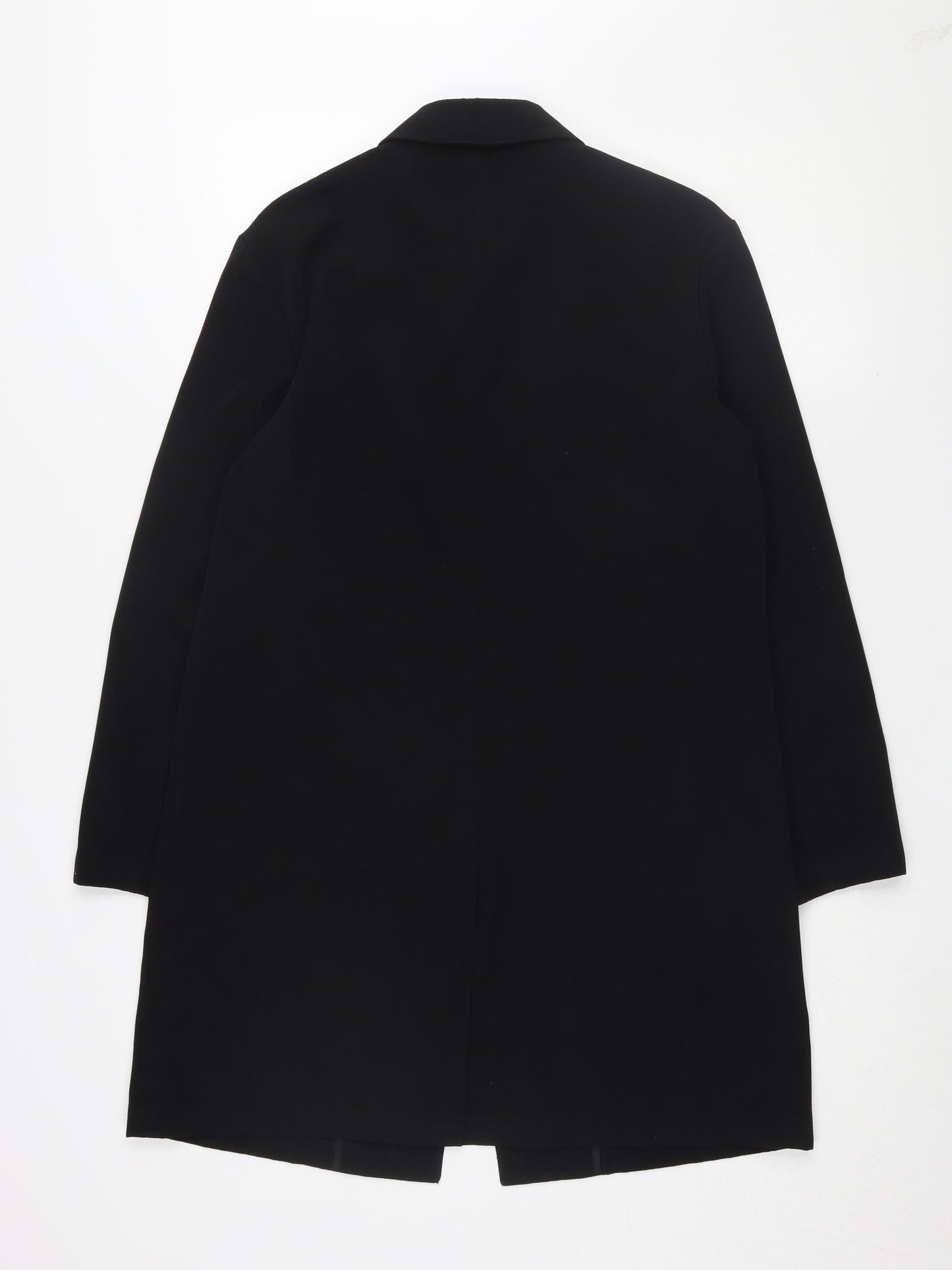 Next Women's Black Mid-Length Classic Overcoat