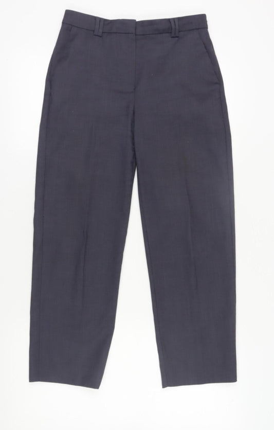 Marks and Spencer Women's Grey Relaxed Straight Trousers