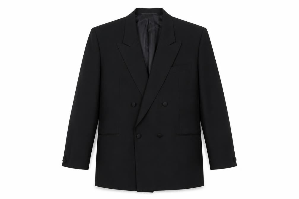 Weidenmann Men's Black Double-Breasted Blazer 44S