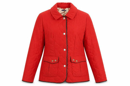 Concept k Women's Red Quilted Jacket Size 12 Classic