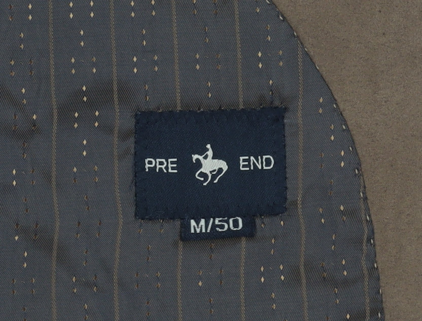 Pre End Men's Brown Blazer, Size M 40, Casual