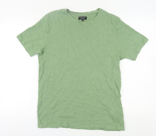 Brave Soul Men's Green T-Shirt XL Cotton Casual