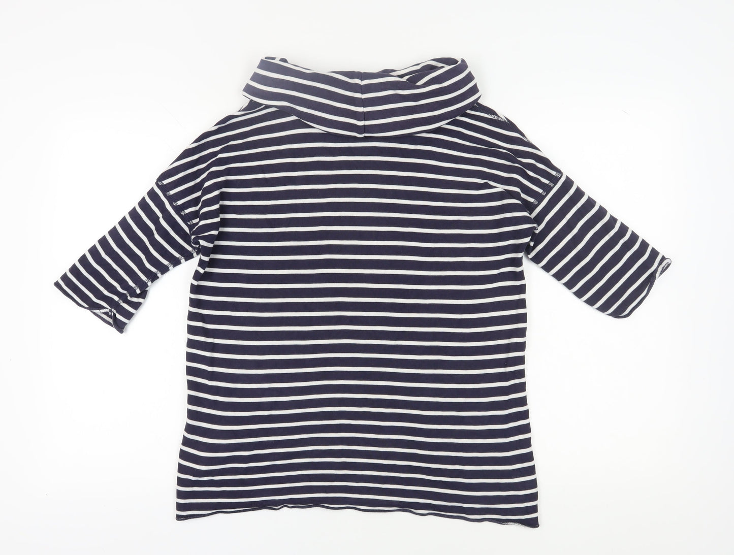Gap Women's Blue Striped Jersey Blouse XS
