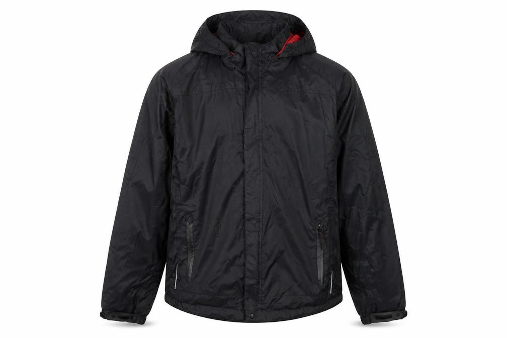 The Kit Men's Black XS Hooded Windbreaker Jacket