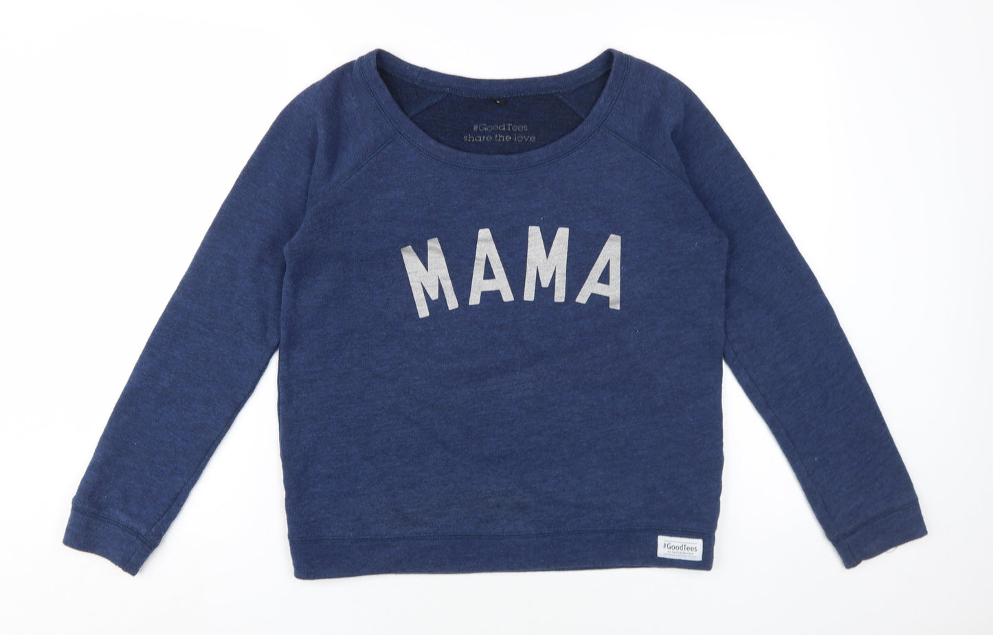 #GoodTees Women's Blue Pullover Sweatshirt - Size S