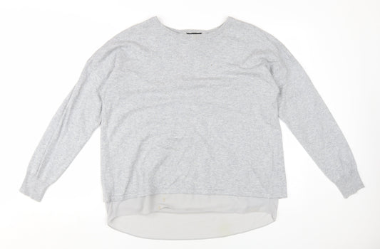 Marks and Spencer Women's Grey Pullover Jumper Size 14