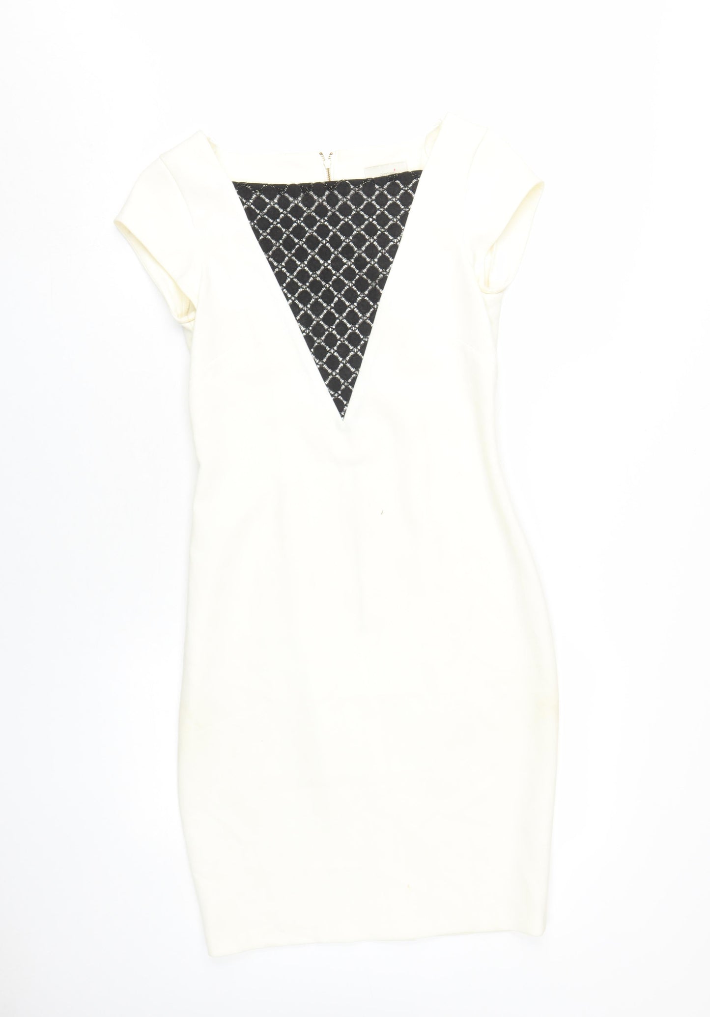 Almari Women’s Ivory Bodycon Dress - Size 10